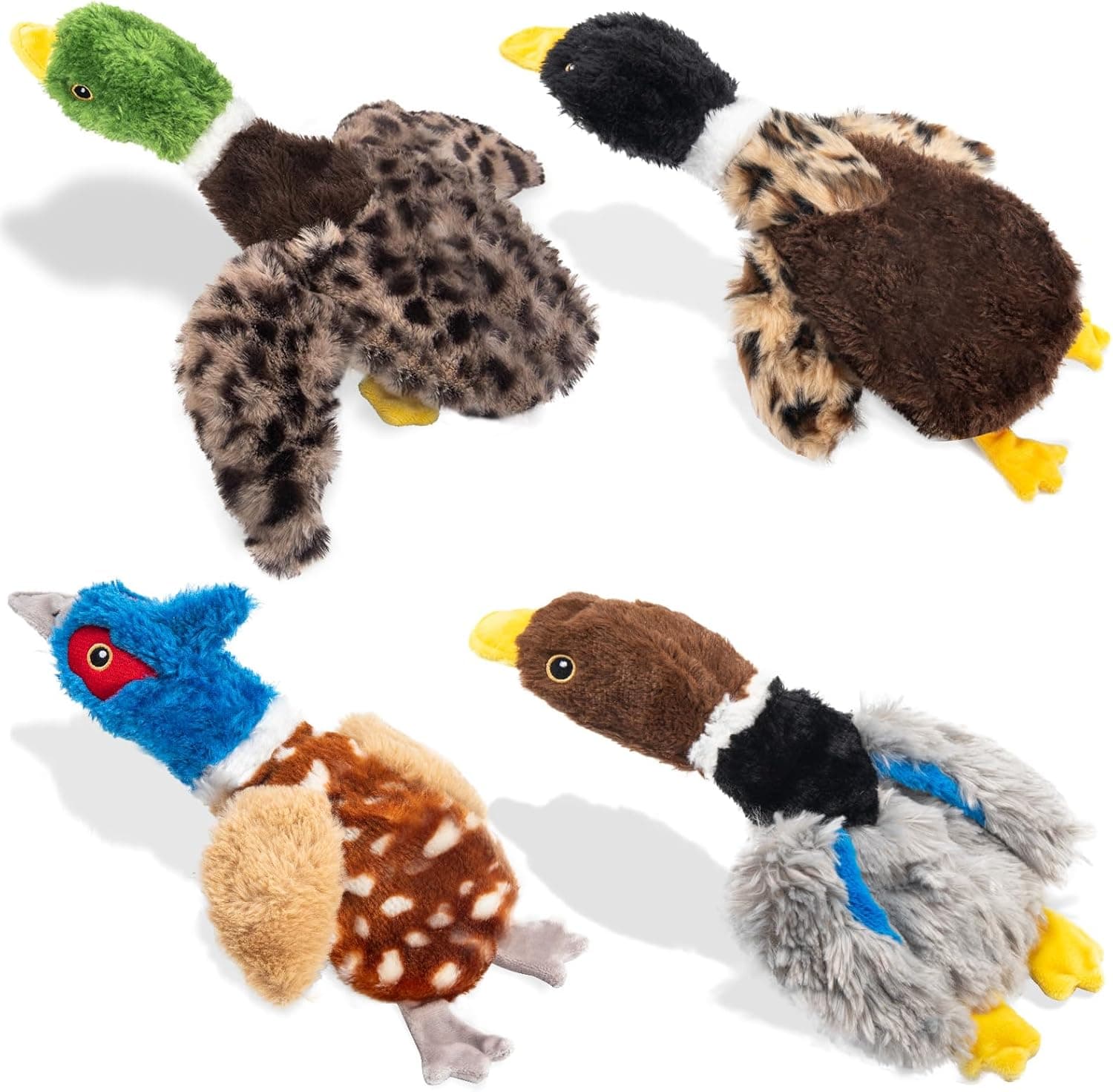 Calibonbon Stuffing-Free Duck Plush (4 Pack)